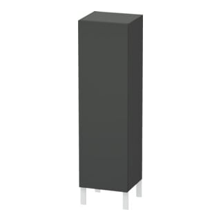 Duravit Halbhochschrank L-Cube 40x36,3x132cm, Tür rechts, graphit matt