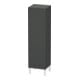 Duravit Halbhochschrank L-Cube 40x36,3x132cm, Tür rechts, graphit matt-1