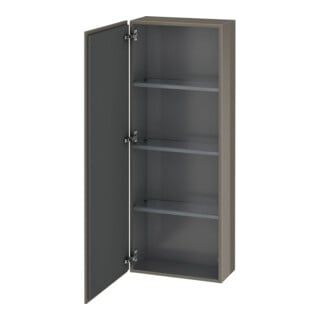 Duravit Halbhochschrank L-Cube 50x24,3x132cm, Tür li, flan. Gr hgl