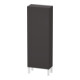 Duravit Halbhochschrank L-Cube 50x24,3x132cm, Tür li, graphit supermatt-1