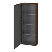 Duravit Halbhochschrank L-Cube 50x24,3x132cm, Tür li, Nussb gebürstet