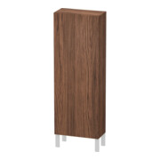 Duravit Halbhochschrank L-Cube 50x24,3x132cm, Tür li, nussbaum dunkel