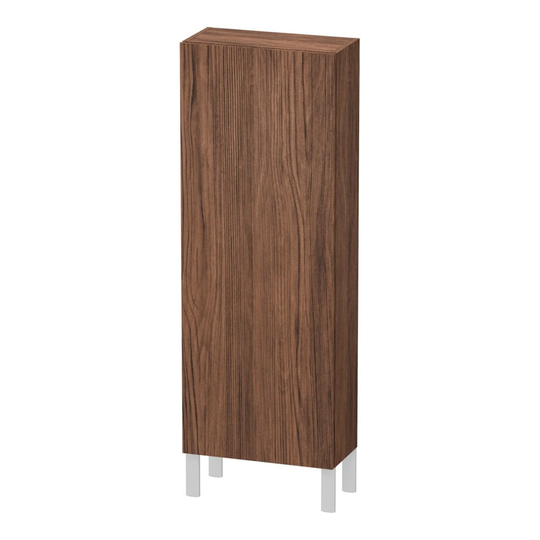 Duravit Halbhochschrank L-Cube 50x24,3x132cm, Tür li, nussbaum dunkel