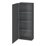 Duravit Halbhochschrank L-Cube 50x24,3x132cm, Tür links, graphit matt