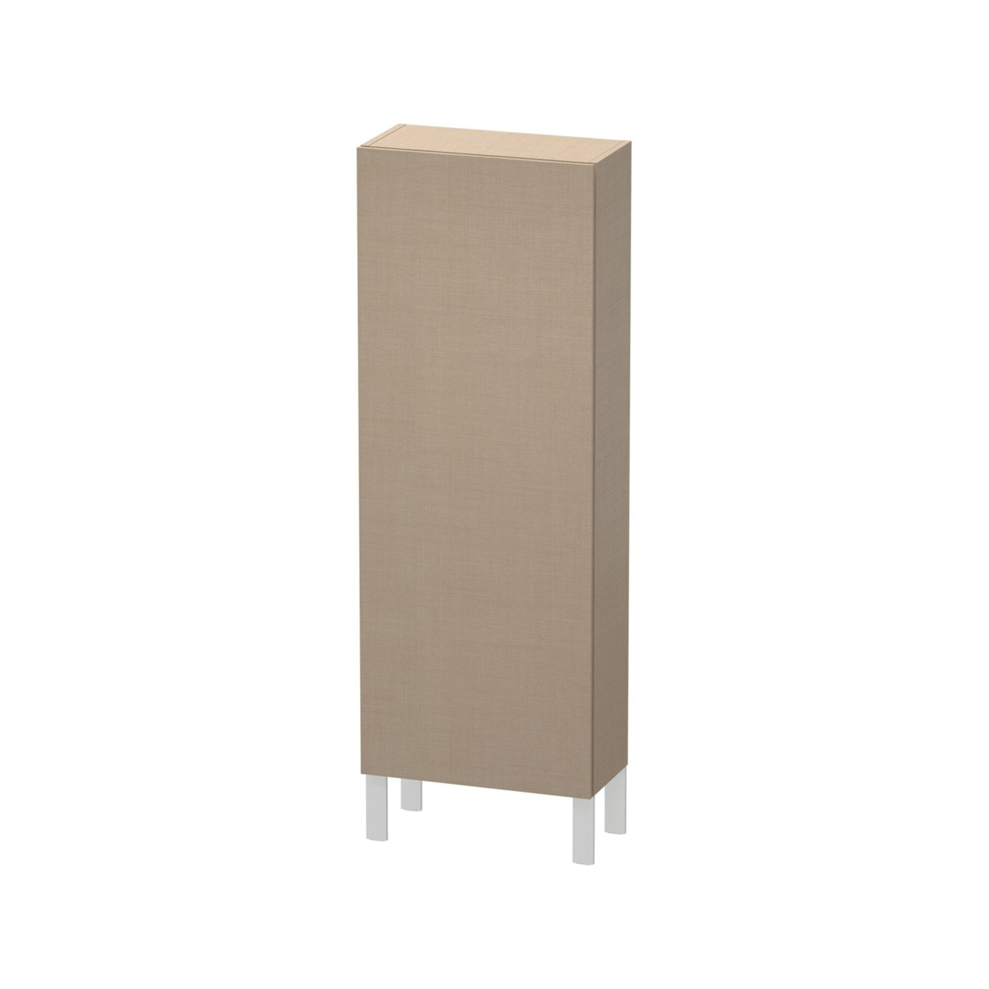 Duravit Halbhochschrank L-Cube 50x24,3x132cm, Tür links, leinen