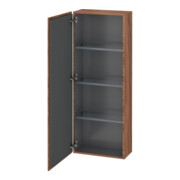 Duravit Halbhochschrank L-Cube 50x24,3x132cm, Tür links, nussbaum natur
