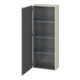 Duravit Halbhochschrank L-Cube 50x24,3x132cm, Tür links, taupe matt-1