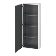 Duravit Halbhochschrank L-Cube 50x24,3x132cm, Tür links, weiß Hochglanz