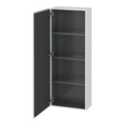 Duravit Halbhochschrank L-Cube 50x24,3x132cm, Tür links, weiß matt
