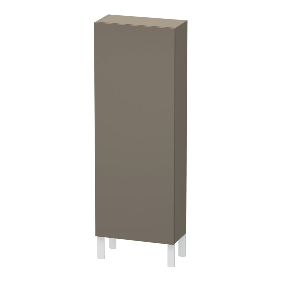 Duravit Halbhochschrank L-Cube 50x24,3x132cm, Tür re, flan. Gr s-matt