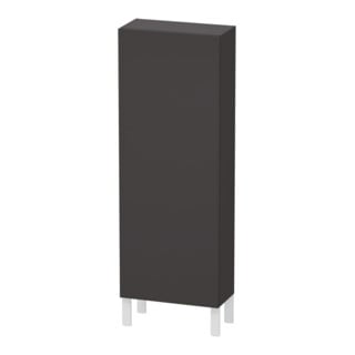 Duravit Halbhochschrank L-Cube 50x24,3x132cm, Tür re, graphit supermatt