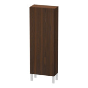 Duravit Halbhochschrank L-Cube 50x24,3x132cm, Tür re, Nussb gebürstet