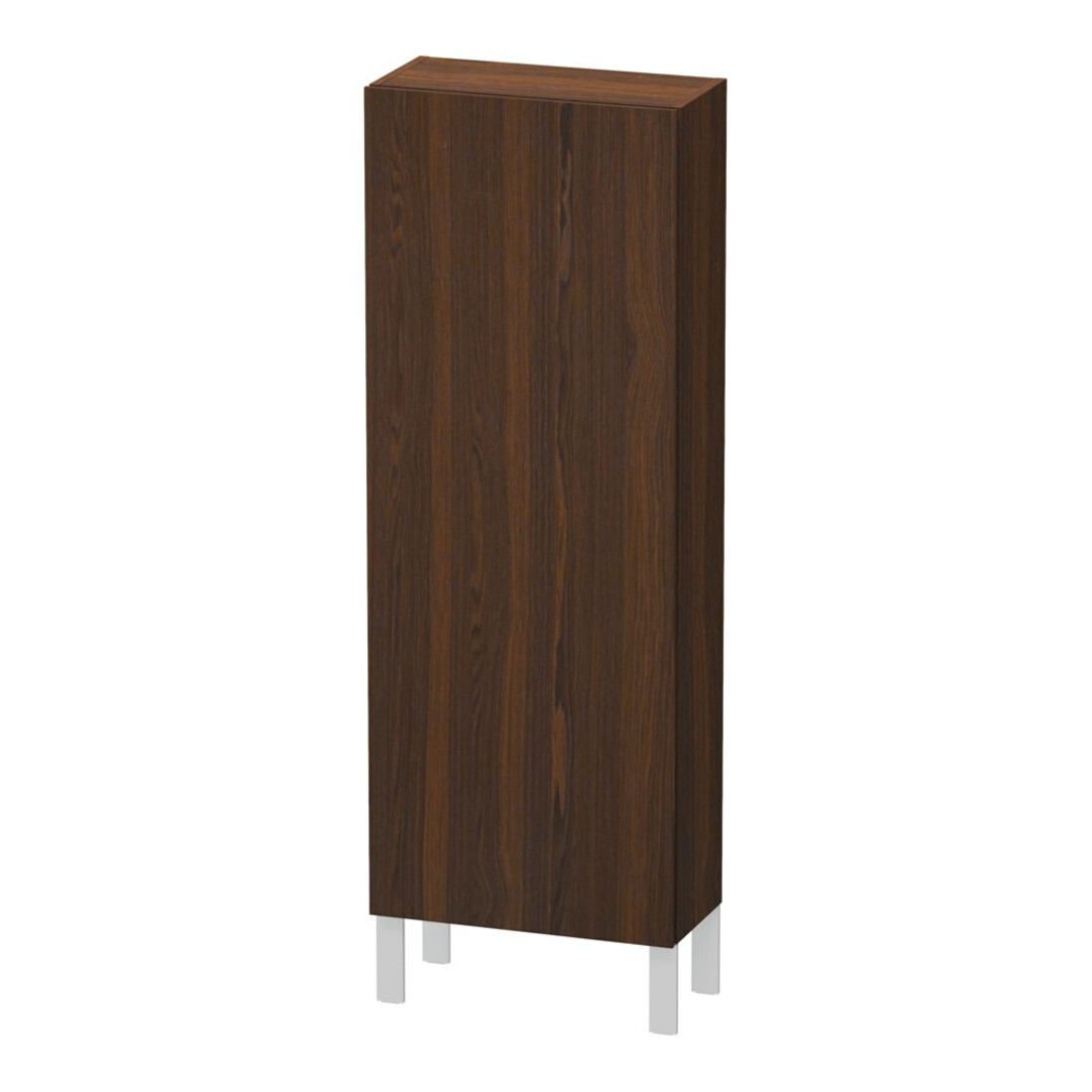 Duravit Halbhochschrank L-Cube 50x24,3x132cm, Tür re, Nussb gebürstet