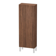 Duravit Halbhochschrank L-Cube 50x24,3x132cm, Tür re, nussbaum dunkel