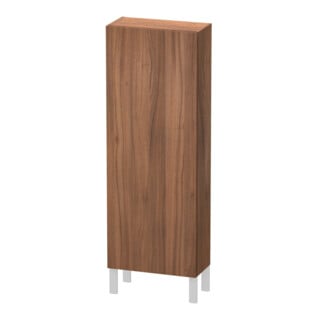 Duravit Halbhochschrank L-Cube 50x24,3x132cm, Tür re, nussbaum natur