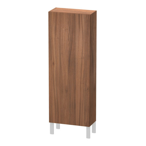 Duravit Halbhochschrank L-Cube 50x24,3x132cm, Tür re, nussbaum natur