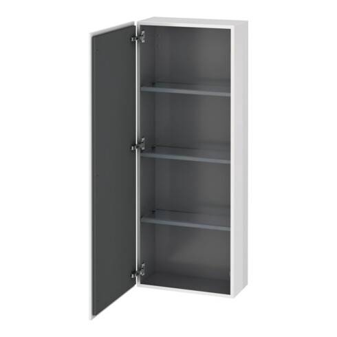 Duravit Halbhochschrank L-Cube 50x24,3x132cm, Tür re, taupe supermatt