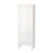 Duravit Halbhochschrank L-Cube 50x24,3x132cm, Tür re, weiß Hochglanz