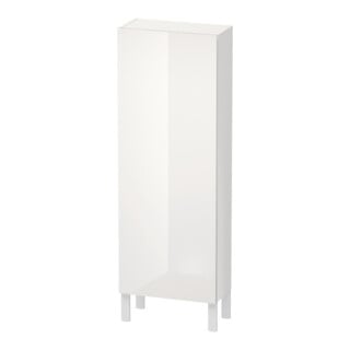 Duravit Halbhochschrank L-Cube 50x24,3x132cm, Tür re, weiß Hochglanz
