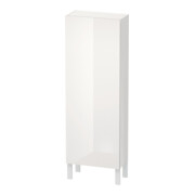 Duravit Halbhochschrank L-Cube 50x24,3x132cm, Tür re, weiß Hochglanz