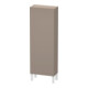 Duravit Halbhochschrank L-Cube 50x24,3x132cm, Tür rechts, basalt matt-1