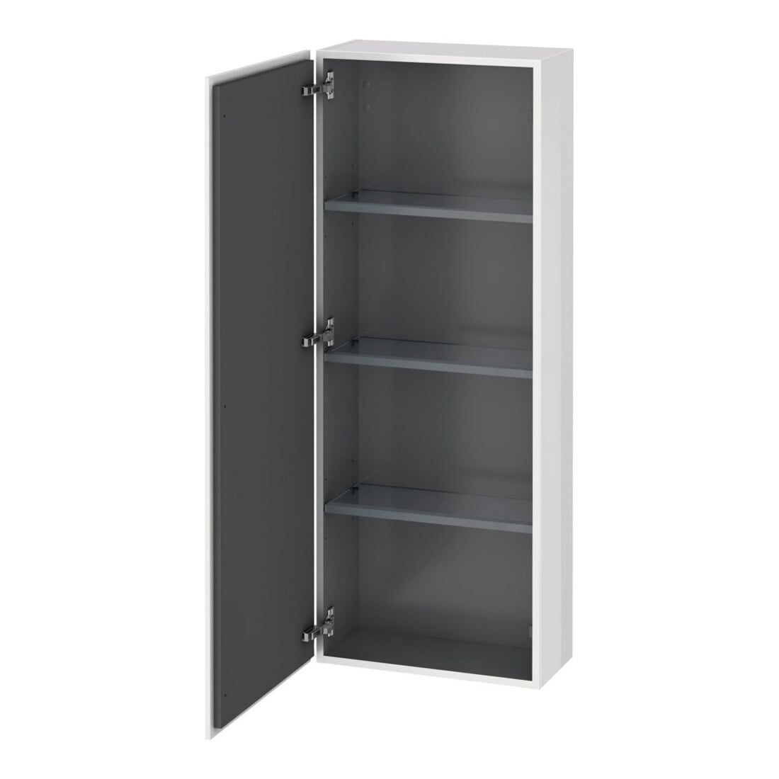 Duravit Halbhochschrank L-Cube 50x24,3x132cm, Tür rechts, Eiche natur