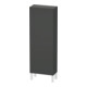 Duravit Halbhochschrank L-Cube 50x24,3x132cm, Tür rechts, graphit matt-1