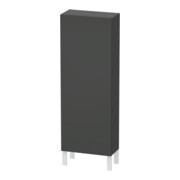 Duravit Halbhochschrank L-Cube 50x24,3x132cm, Tür rechts, graphit matt