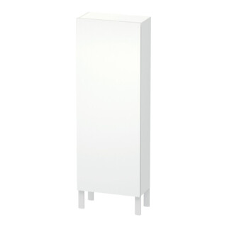 Duravit Halbhochschrank L-Cube 50x24,3x132cm, Tür rechts, weiß matt