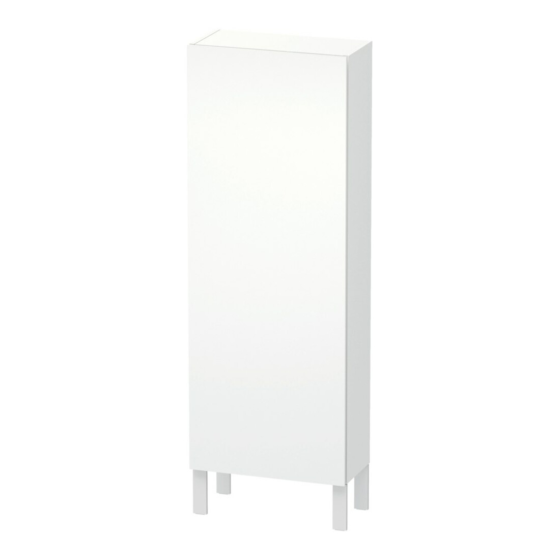 Duravit Halbhochschrank L-Cube 50x24,3x132cm, Tür rechts, weiß matt