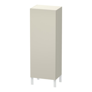 Duravit Halbhochschrank L-Cube 50x36,3x132cm, porte droite, taupe supermat