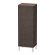 Duravit Halbhochschrank L-Cube 50x36,3x132cm, Tür li, Ei dkl. gebürstet-1