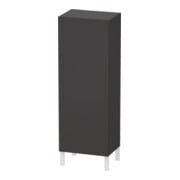 Duravit Halbhochschrank L-Cube 50x36,3x132cm, Tür li, graphit supermatt