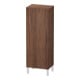 Duravit Halbhochschrank L-Cube 50x36,3x132cm, Tür li, nussbaum dunkel-1