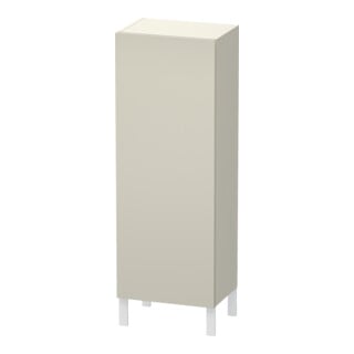 Duravit Halbhochschrank L-Cube 50x36,3x132cm, Tür li, taupe supermatt