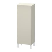 Duravit Halbhochschrank L-Cube 50x36,3x132cm, Tür li, taupe supermatt