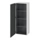 Duravit Halbhochschrank L-Cube 50x36,3x132cm, Tür li, taupe supermatt