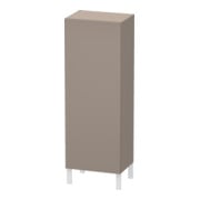 Duravit Halbhochschrank L-Cube 50x36,3x132cm, Tür links, basalt matt