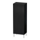 Duravit Halbhochschrank L-Cube 50x36,3x132cm, Tür links, Eiche schwarz-1