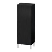 Duravit Halbhochschrank L-Cube 50x36,3x132cm, Tür links, Eiche schwarz
