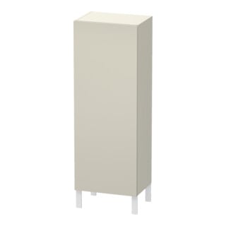 Duravit Halbhochschrank L-Cube 50x36,3x132cm, Tür links, taupe matt