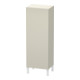 Duravit Halbhochschrank L-Cube 50x36,3x132cm, Tür links, taupe matt-1