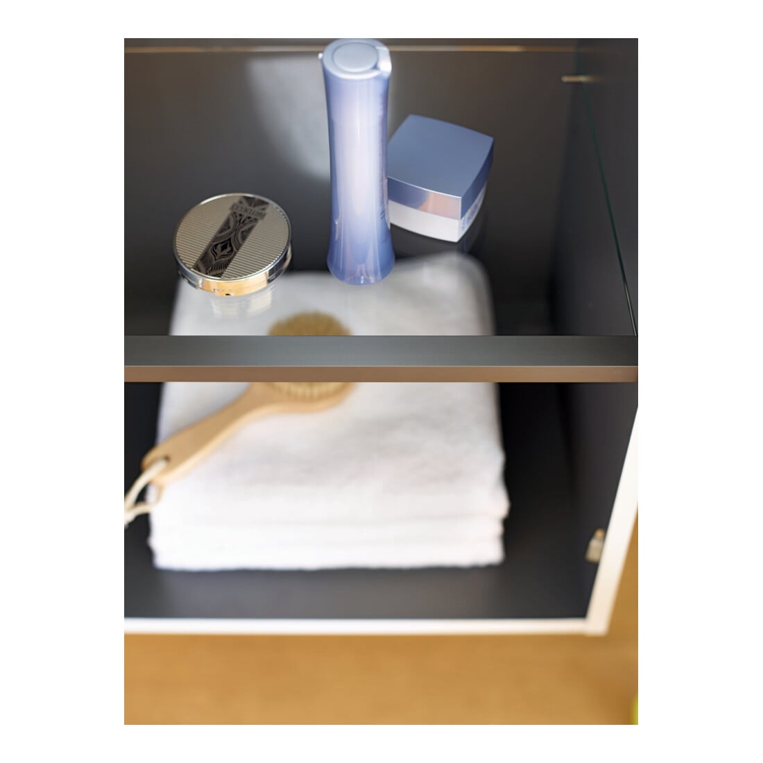 Duravit Halbhochschrank L-Cube 50x36,3x132cm, Tür links, weiß matt