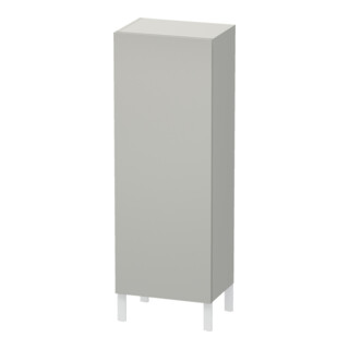 Duravit Halbhochschrank L-Cube 50x36,3x132cm, Tür re, betongrau matt