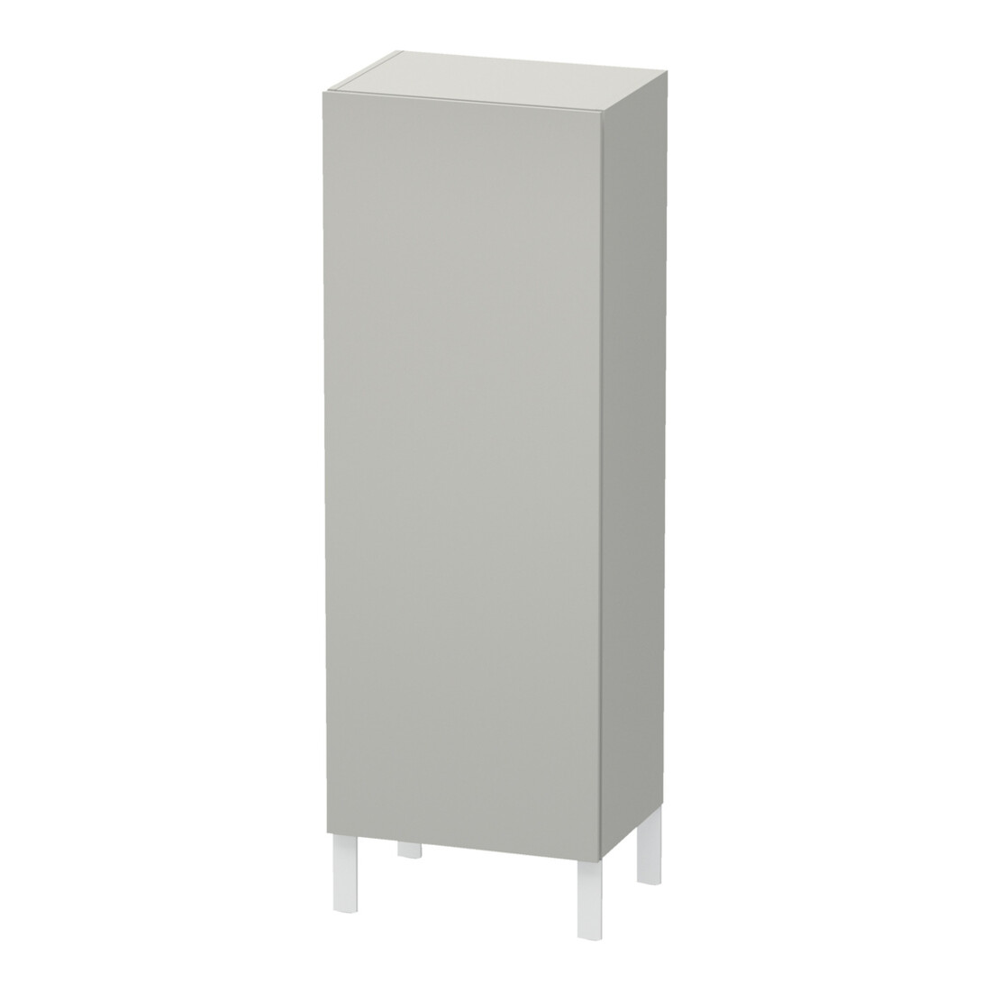 Duravit Halbhochschrank L-Cube 50x36,3x132cm, Tür re, betongrau matt