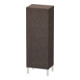 Duravit Halbhochschrank L-Cube 50x36,3x132cm, Tür re, Ei dkl. gebürstet-1