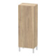 Duravit Halbhochschrank L-Cube 50x36,3x132cm, Tür re, eiche marmoriert-1