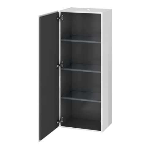 Duravit Halbhochschrank L-Cube 50x36,3x132cm, Tür re, eiche marmoriert