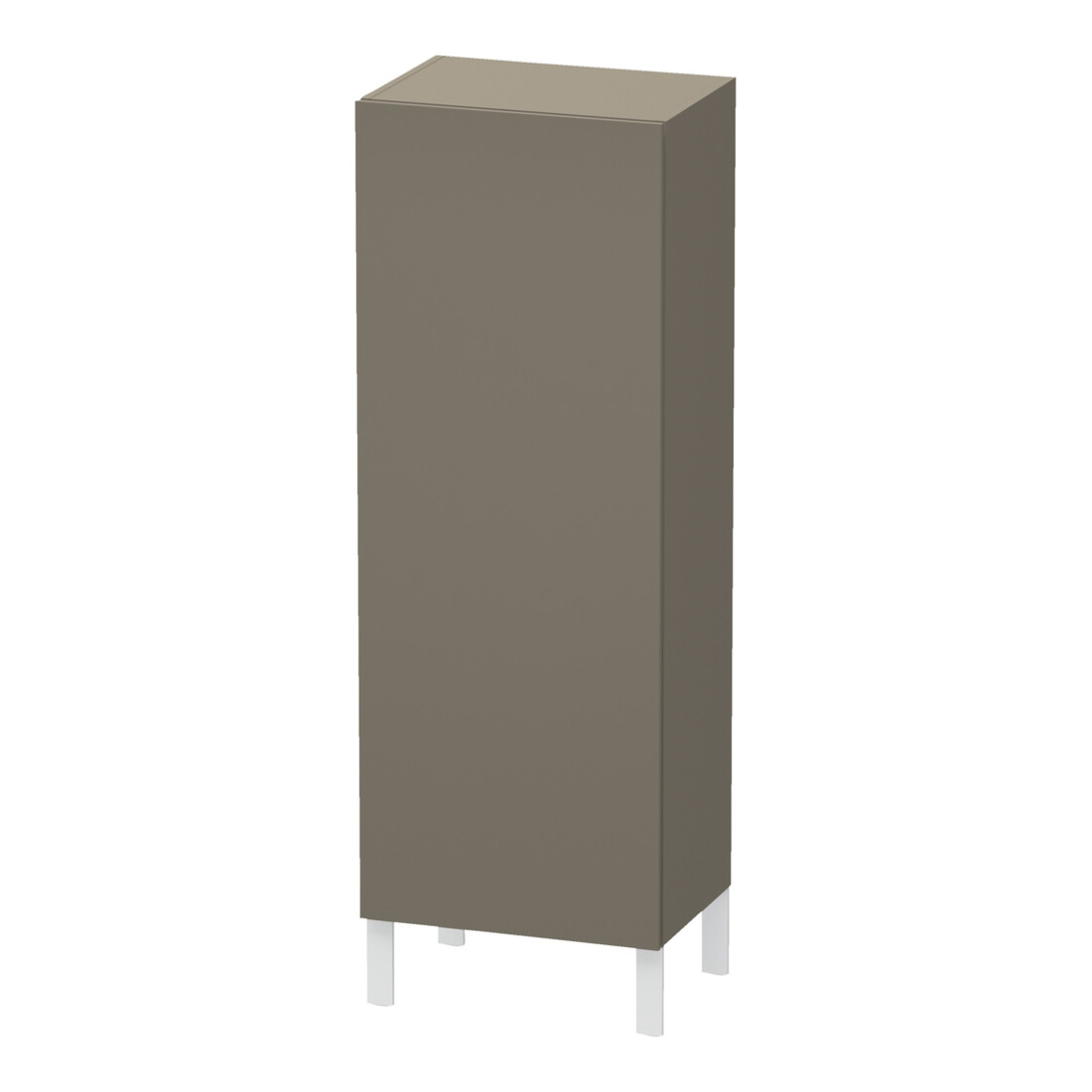 Duravit Halbhochschrank L-Cube 50x36,3x132cm, Tür re, flan. Gr s-matt