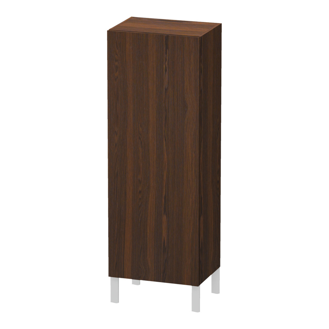 Duravit Halbhochschrank L-Cube 50x36,3x132cm, Tür re, Nussb gebürstet